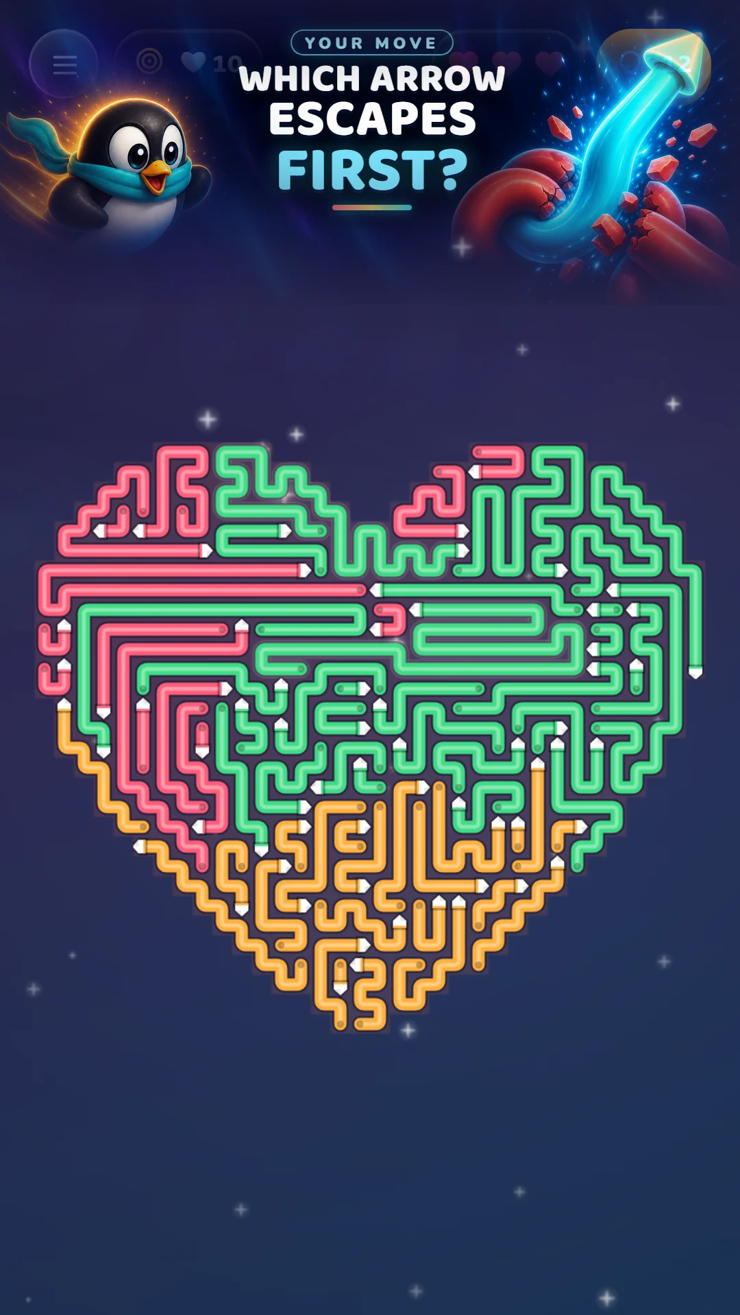 Arrow Puzzle 2: Slide & Escape screenshot